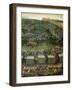 Fighting under Walls of Prague and Defeat and Flight of Hungarians and Bohemians Armies-null-Framed Giclee Print