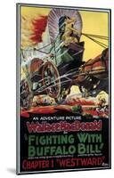 Fighting With Buffalo Bill - 1926-null-Mounted Giclee Print
