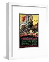 Fighting With Buffalo Bill - 1926-null-Framed Giclee Print