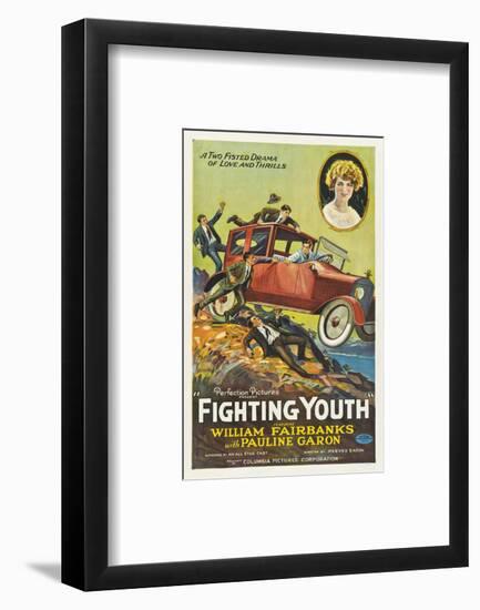 Fighting Youth - 1925-null-Framed Giclee Print