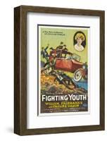 Fighting Youth - 1925-null-Framed Giclee Print