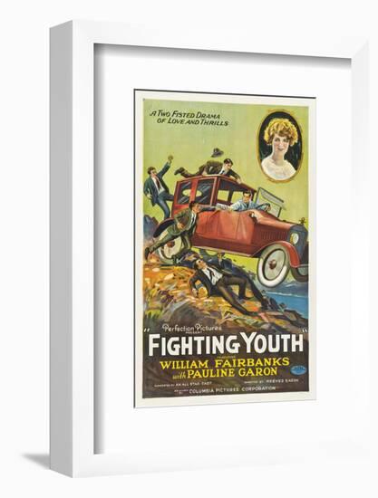 Fighting Youth - 1925-null-Framed Giclee Print