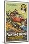 Fighting Youth - 1925-null-Mounted Giclee Print