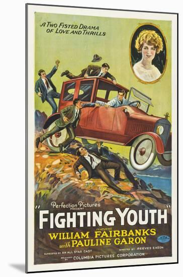 Fighting Youth - 1925-null-Mounted Giclee Print