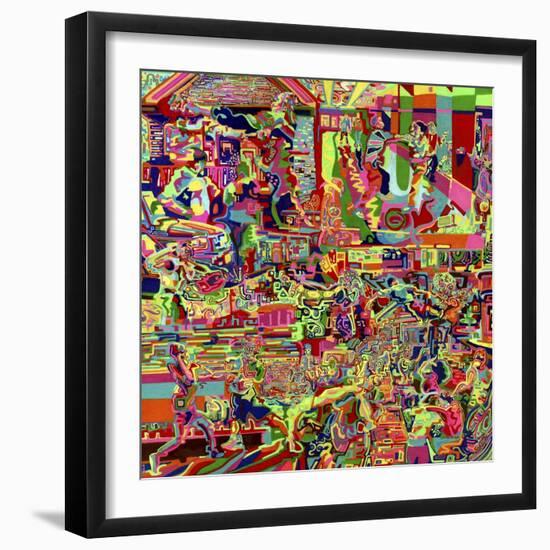 Fights-Josh Byer-Framed Premium Giclee Print