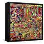 Fights-Josh Byer-Framed Stretched Canvas