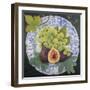 Figs and Grapes on a Plate-Jennifer Abbott-Framed Giclee Print