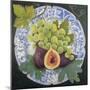Figs and Grapes on a Plate-Jennifer Abbott-Mounted Giclee Print