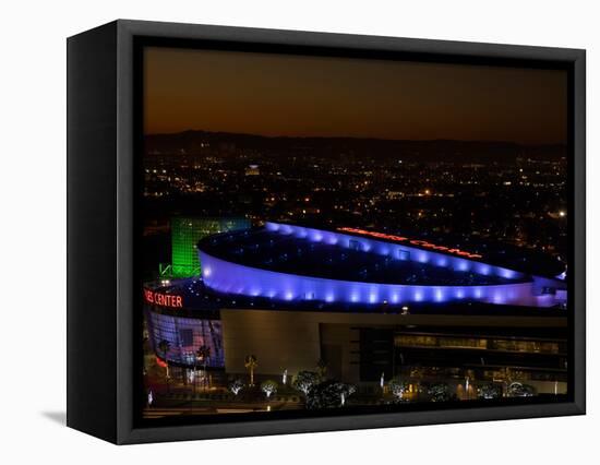 Figueroa Street, Los Angeles, California, USA-null-Framed Stretched Canvas