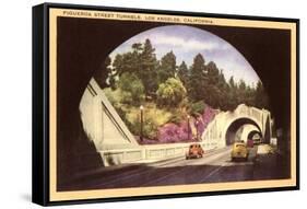 Figueroa Street Tunnels, Los Angeles, California-null-Framed Stretched Canvas