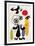 Figur Gegen Rote Sonne II, c. 1950-Joan Miro-Framed Art Print