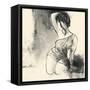 Figurative Woman II-Lanie Loreth-Framed Stretched Canvas