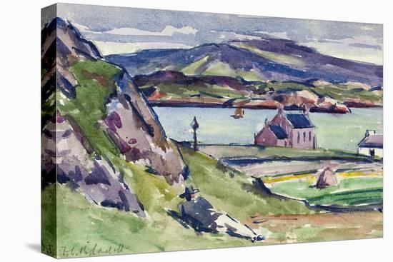 Figure and Kirk, Iona-Francis Campbell Boileau Cadell-Stretched Canvas