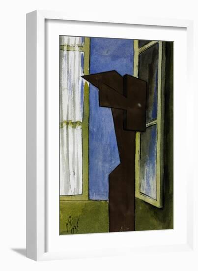 Figure at a Window-Julio González-Framed Giclee Print