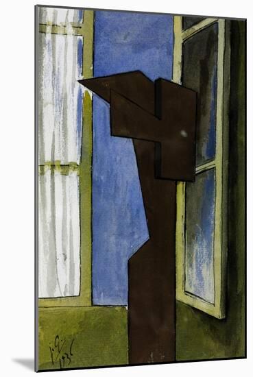 Figure at a Window-Julio González-Mounted Giclee Print