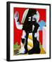 Figure Black and White, c.1967-Horst Antes-Framed Art Print