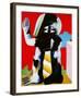 Figure Black and White, c.1967-Horst Antes-Framed Art Print