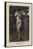 Figure, Column, Vase-null-Framed Stretched Canvas