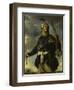 Figure de guerrier oriental tenant un arc-Pier Francesco Mola-Framed Giclee Print