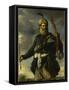 Figure de guerrier oriental tenant un arc-Pier Francesco Mola-Framed Stretched Canvas