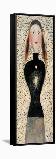 Figure En Face, 1915-1916-Oskar Schlemmer-Framed Stretched Canvas