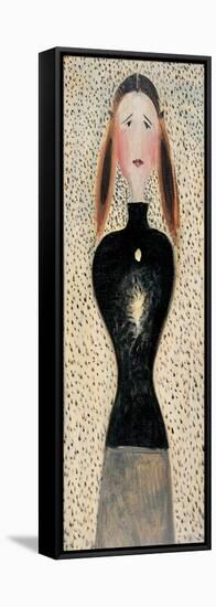 Figure En Face, 1915-1916-Oskar Schlemmer-Framed Stretched Canvas