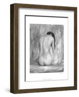 Figure in Black and White II-Ethan Harper-Framed Art Print