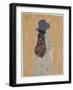 Figure in Church (Pencil & Gouache on Paper)-Gwen John-Framed Giclee Print