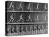 Figure in Different Running Positions-Eadweard Muybridge-Stretched Canvas