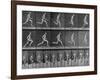 Figure in Different Running Positions-Eadweard Muybridge-Framed Photographic Print