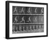 Figure in Different Running Positions-Eadweard Muybridge-Framed Photographic Print