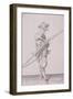 Figure in Military Clothing Holding a Musket and Wearing a Sword, 1607-null-Framed Giclee Print