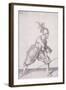 Figure in Military Clothing Holding a Pike in One Hand and a Sword in the Other, 1607-null-Framed Giclee Print