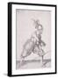 Figure in Military Clothing Holding a Pike in One Hand and a Sword in the Other, 1607-null-Framed Giclee Print