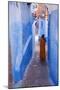 Figure in Narrow Passageway in Morocco-Steven Boone-Mounted Premium Photographic Print