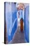 Figure in Narrow Passageway in Morocco-Steven Boone-Stretched Canvas