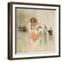 Figure in Red, C.1891-Robert Frederick Blum-Framed Giclee Print