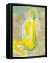 Figure in Relief II-Jennifer Goldberger-Framed Stretched Canvas