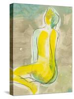 Figure in Relief II-Jennifer Goldberger-Stretched Canvas
