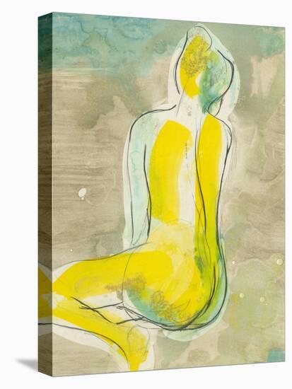 Figure in Relief II-Jennifer Goldberger-Stretched Canvas