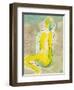 Figure in Relief II-Jennifer Goldberger-Framed Art Print