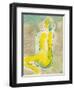 Figure in Relief II-Jennifer Goldberger-Framed Art Print