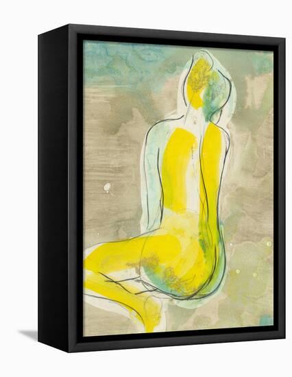 Figure in Relief II-Jennifer Goldberger-Framed Stretched Canvas