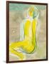 Figure in Relief II-Jennifer Goldberger-Framed Art Print