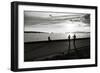 Figure in the Distance in Landscape-Sharon Wish-Framed Photographic Print