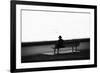 Figure in the Distance in Landscape-Sharon Wish-Framed Photographic Print