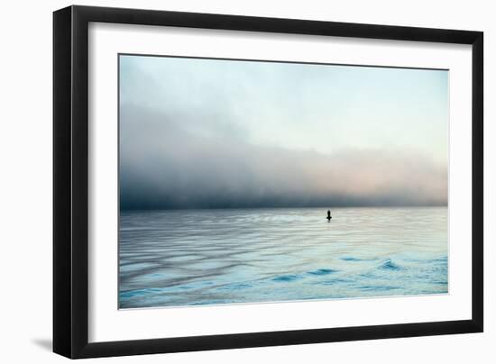 Figure in the Distance in Landscape-Sharon Wish-Framed Photographic Print