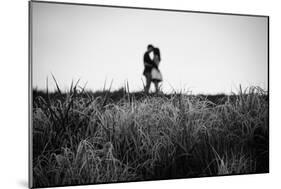 Figure in the Distance in Landscape-Sharon Wish-Mounted Photographic Print