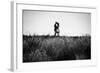 Figure in the Distance in Landscape-Sharon Wish-Framed Photographic Print