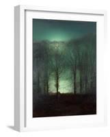 Figure in the Moonlight-Grimshaw-Framed Giclee Print